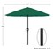Nature Spring Nature Spring 9 Foot Patio Umbrella - Forest Green 409615KOT - alternate 2
